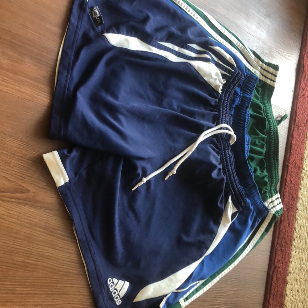 Adidas and Under Armour soccer shorts- women’s
